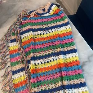 Crochet maxi summer skirt